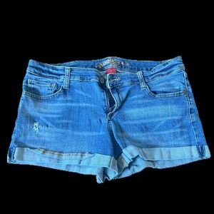 Denim shorts